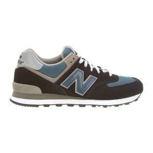 New Balance M574JN "OG" (Navy Blue / Turquoise) Suede 574 Mens